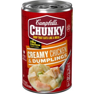 Campbell's Chunky Soup, Creamy Chicken And Dumplings Soup, Can, 18.8 Oz , CVS