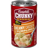 Campbell's Chunky Soup, Creamy Chicken and Dumplings Soup, Can, 18.8 oz, thumbnail image 1 of 9