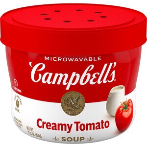 Campbell's Creamy Tomato Soup, Microwavable Bowl, 15.4 Oz , CVS