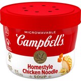 Campbell's Homestyle Chicken Noodle Soup, Microwavable Bowl, 15.4 oz, thumbnail image 1 of 8