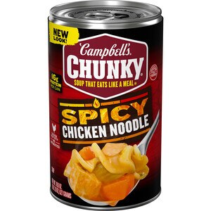 Campbell's Chunky Soup, Spicy Chicken Noodle Soup, 18.6 OZ