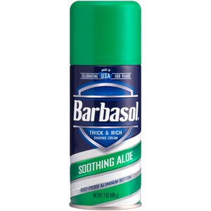 Barbasol Thick & Rich Shaving Cream, Soothing Aloe, 7 Oz , CVS