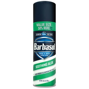 Barbasol - Crema para afeitar rica y espesa