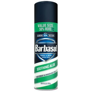 Barbasol Thick & Rich Shaving Cream, Soothing Aloe, 10.5 Oz , CVS