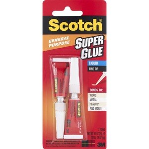 Scotch General Purpose Super Glue Liquid Tubes, 2 Ct , CVS