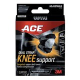 ACE Brand Dual Strap Knee Support, Adjustable, thumbnail image 1 of 6