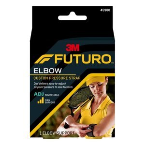 FUTURO Sport Custom Dial Tennis Elbow Strap, Adjustable