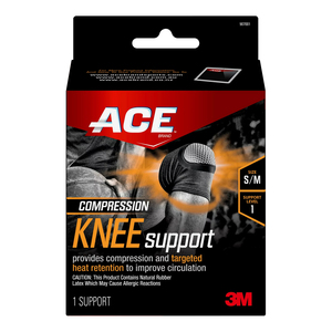 ACE Brand Compression Knee Support, L/XL