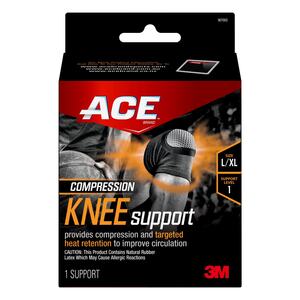 ACE Brand Compression Knee Support, L/XL , CVS