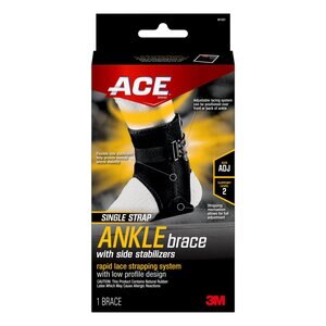 ACE Brand Ankle Brace With Side Stabilizers, Adjustible , CVS