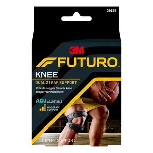 FUTURO - Soporte de rodilla con doble correa, ajustable