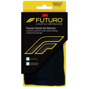 Futuro Revitalizing Trouser Socks for Women, Black