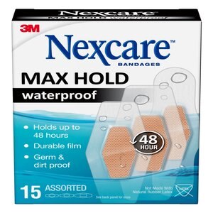 Nexcare Max Hold Waterproof Bandages, 15 Ct , CVS