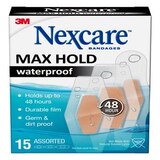 Nexcare Max Hold Waterproof Bandages, thumbnail image 1 of 8
