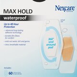 Nexcare Max Hold Waterproof Bandages, One Size, 60 CT, thumbnail image 2 of 4