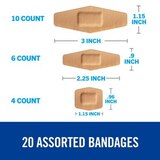 Nexcare DUO Bandages, Assorted Sizes, thumbnail image 4 of 5