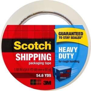 Scotch Packaging Tape, Shipping, Heavy Duty