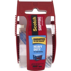 Scotch Heavy Duty Shipping Packaging Tape Clear 1 Pack 2 x 800 