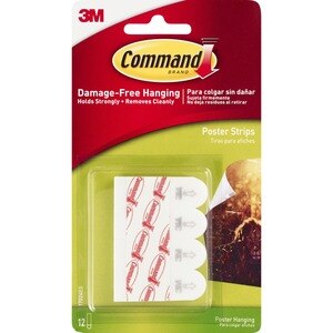  3M Command Damage-Free Hanging Poster Strips 