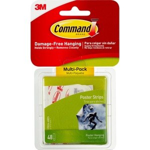  Command Damage-Free Hanging Poster Strips Value Pack 