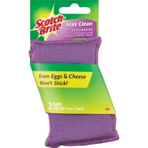 Scotch-Brite Stay Clean Scrubbers, 2 Ct , CVS