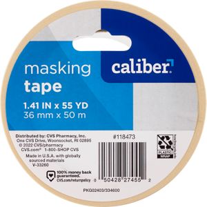 Caliber Masking Tape, 1.41 In X 54.7 Yd , CVS