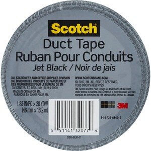 Scotch Duct Tape, Black , CVS