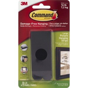 Command Large Picture Hanging Strips, 24 ct