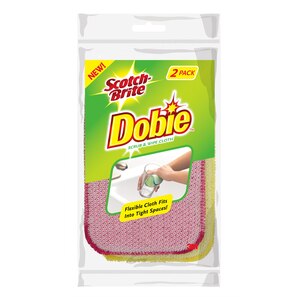 Scotch-Brite Dobie Scrub & Wipe Cloth, 2 C - 2 Ct , CVS