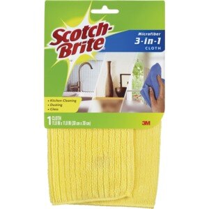 Scotch-Brite Microfiber 3-in-1 Cloth, 1 Ct - 2 Ct , CVS