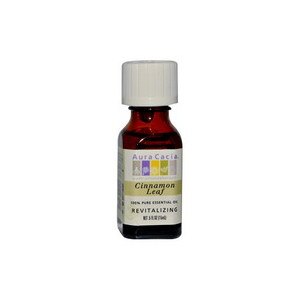  Aura Cacia Pure Essential Oil Cinnamon Leaf, 0.5 OZ 