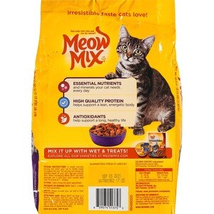 Meow mix kitten dry food sale