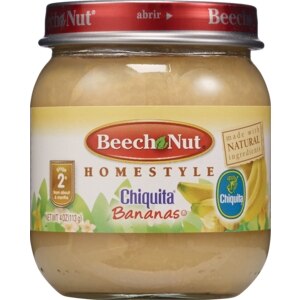 Beech-Nut Homestyle Stage 2 Baby Food 6 Months+, 4 OZ, Chiquita Bananas , CVS