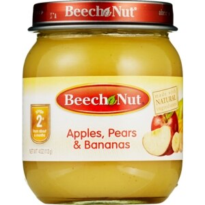 Beech-Nut Stage 2 Baby Food 6 Months+, 4 OZ, Apples, Pears And Bananas , CVS