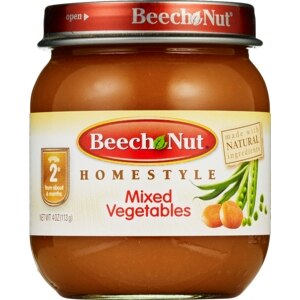 Beech-Nut Homestyle Stage 2 Baby Food 6 Months+, 4 OZ, Mixed Vegetables , CVS