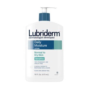 Lubriderm Daily Moisture Lotion for Sensitive Skin, 16 OZ