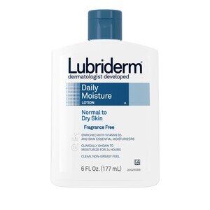 Lubriderm Daily Moisture Lotion, Fragrance-Free, 6 Oz , CVS