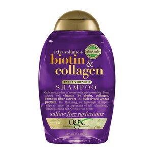 OGX Biotin & Collagen Extra Strength - Champú para dar volumen, 13 oz
