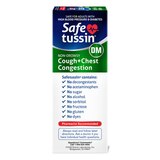 Safetussin DM Non-Drowsy Cough + Chest Congestion, 8 OZ, thumbnail image 3 of 4