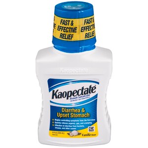 Kaopectante - Jarabe para el alivio de la diarrea y el malestar estomacal, sabor Vanilla