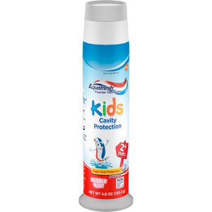 Aquafresh Kids Cavity Protection Flouride Toothpaste, Bubble Mint, 4.6 Oz , CVS