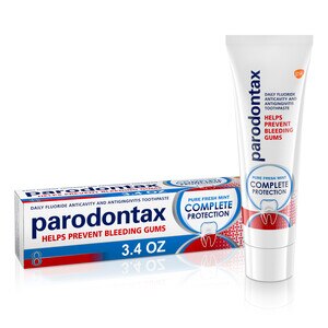 Parodontax Complete Protection - Pasta dental para encías sangrantes, 3.4 oz