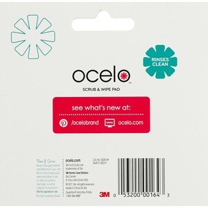 3M 7010337707 Ocelo Scrub Wipe 8220SW,4.5x2.7in,PK12 