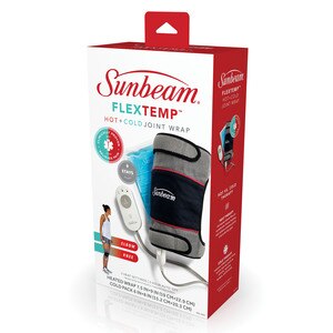 Sunbeam FlexTemp Hot + Cold Joint Wrap, 3HS LED, Gray