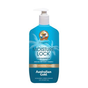 Australian Gold Moisture Lock Tan Extender- Crema prolongadora del bronceado, 16 oz