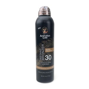Australian Gold Continuous Spray Sunscreen With Instant Bronzer, 6 OZ