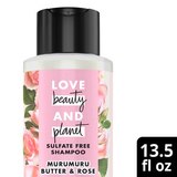 Love Beauty And Planet Murumuru Butter & Rose Blooming Color Shampoo, 13.5 OZ, thumbnail image 5 of 7