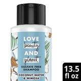 Love Beauty & Planet Volume and Bounty Coconut Water & Mimosa Flower Shampoo, 13.5 OZ, thumbnail image 5 of 8
