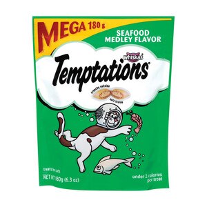 Temptations Classic Treats for Cats Seafood Medley Flavor, 6.3 OZ