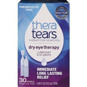 TheraTears Lubricant Eye Drops, 0.60 Fl Oz - 30 Ct , CVS